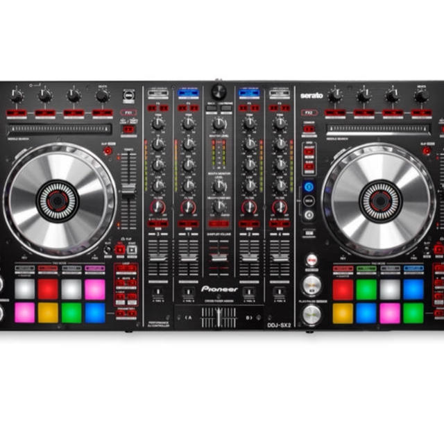 Pioneer(パイオニア)のPioneer DDJ-SX2  ラクマ最安値 超美品！！ 楽器のDJ機器(DJコントローラー)の商品写真