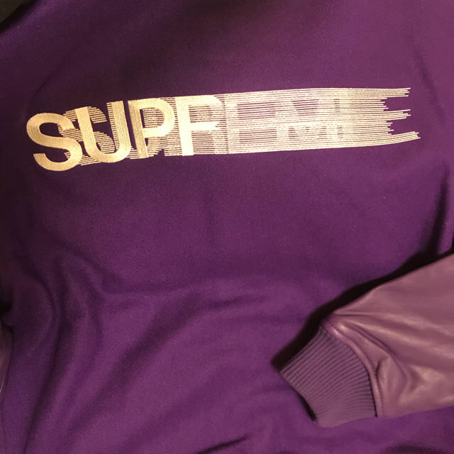 見事な創造力 Supreme - supreme motion logo Varsity Jacket S スタジャン