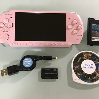 プレイステーションポータブル(PlayStation Portable)のPSP-3000 ブロッサムピンク(携帯用ゲーム機本体)