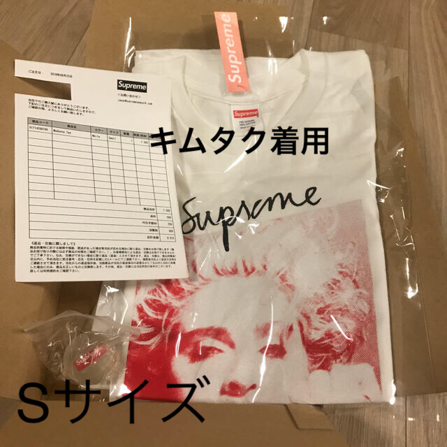 supreme S マドンナ box 18aw 18fw Madonna Tee