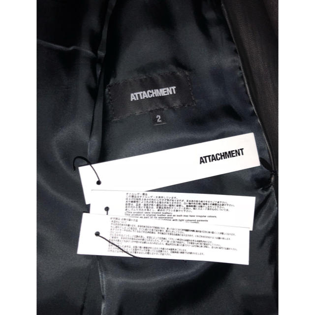 ATTACHIMENT - 17AW アタッチメント エンジュームラムレザー ATTACHIMENT - 17AW アタッチメント エンジュームラムレザー