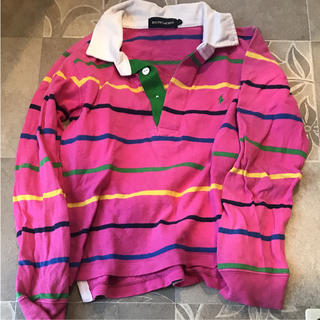 ラルフローレン(Ralph Lauren)のラルフローレン 長袖 Ｔシャツ 120㎝ ピンク 男児 キッズ(Tシャツ/カットソー)