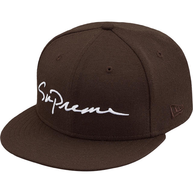 ブラウン 7 1/2 Classic Script New Era Cap