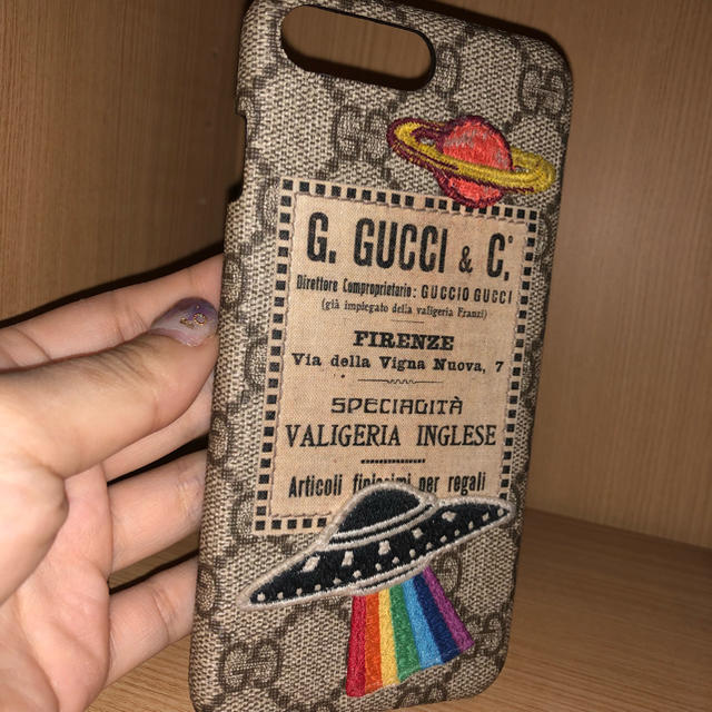 burberry iphone8plus ケース 革製 | Gucci - GUCCI iPhoneケースの通販 by .｜グッチならラクマ