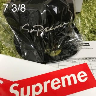 シュプリーム(Supreme)の【最安値】 supreme Classic Script NewEra キャップ(キャップ)