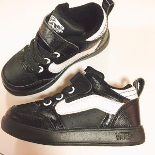 ヴァンズ(VANS)のVANS バンズ ハイカット風 スニーカー ブラック 15センチ(スニーカー)