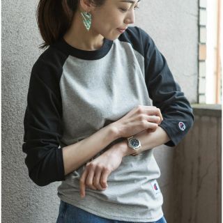 Champion - 《新品》チャンピオン 5.2oz 7分袖 ラグラン Tシャツ の