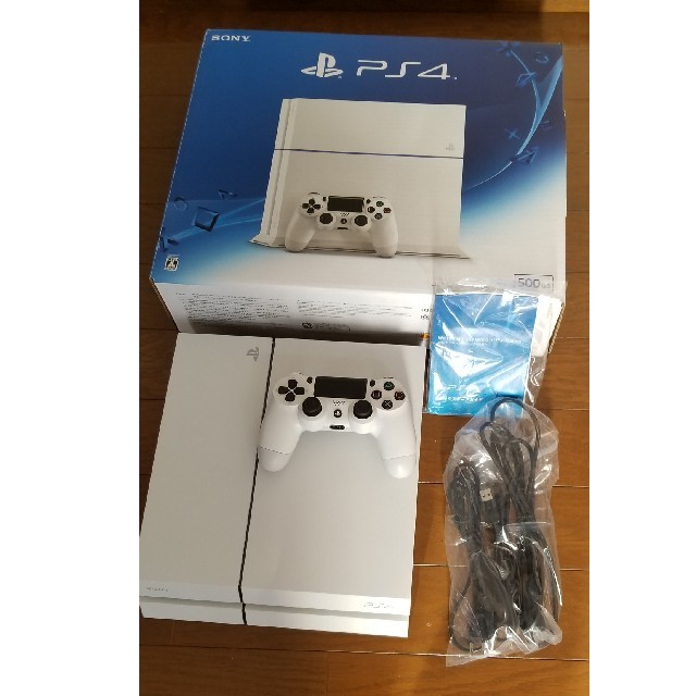 PS4 本体 グレイシャー・ホワイト 500GB(CUH-1200AB02) 家庭用ゲーム機本体