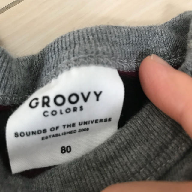 Groovy Colors(グルービーカラーズ)のGROOVY COLORS ロンパース 未使用80サイズ キッズ/ベビー/マタニティのベビー服(~85cm)(ロンパース)の商品写真