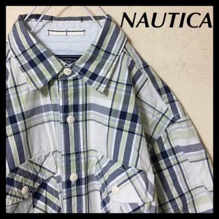 ノーティカ(NAUTICA)のNAUTICA ノーティカ 半袖シャツ ビッグシルエット チェック柄(シャツ)