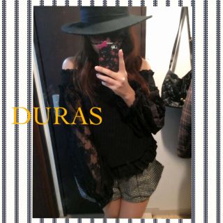 デュラス(DURAS)のDURASレースシフォン、オフショル(チュニック)