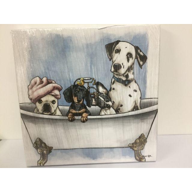 Oliver Gal O70-4 Pets In The Tub DOG & バ