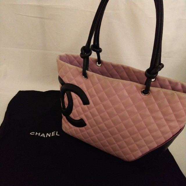 CHANEL シャネル カンボンライン トートバッグ