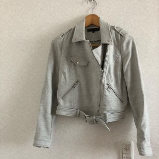 ザラ(ZARA)のジャージライダースジャケット(ライダースジャケット)