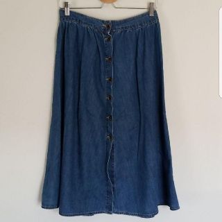 ザラ(ZARA)の【ボーダーすとらいぷ様専用】ZARA　ザラ　デニムスカート(ロングスカート)