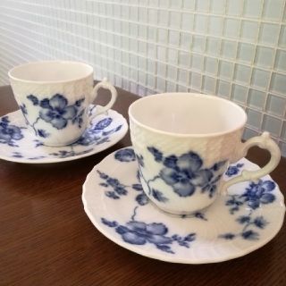 リチャードジノリ(Richard Ginori)の２セット！　リチャードジノリ　ローズブルー　C／S(食器)