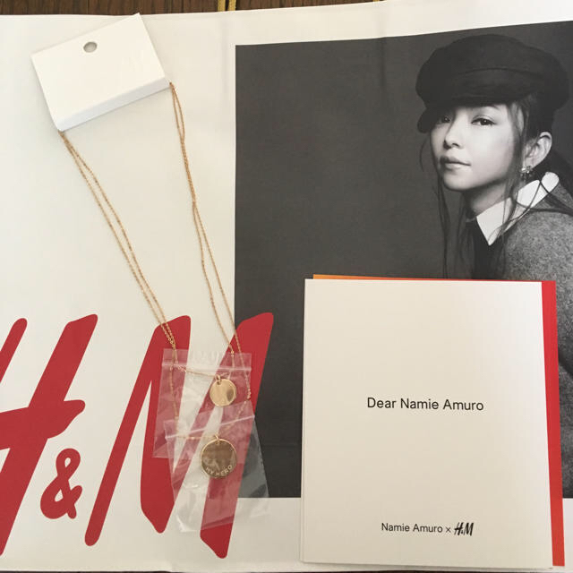 安室奈美恵 H&M限定ネックレス