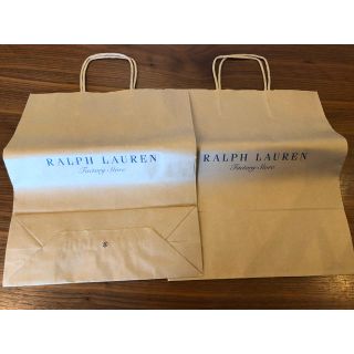 ラルフローレン(Ralph Lauren)のラルフローレン ショップ袋 2枚 アウトレット(ショップ袋)