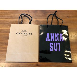 アナスイ(ANNA SUI)のコーチとアナスイ 紙袋セット(ショップ袋)