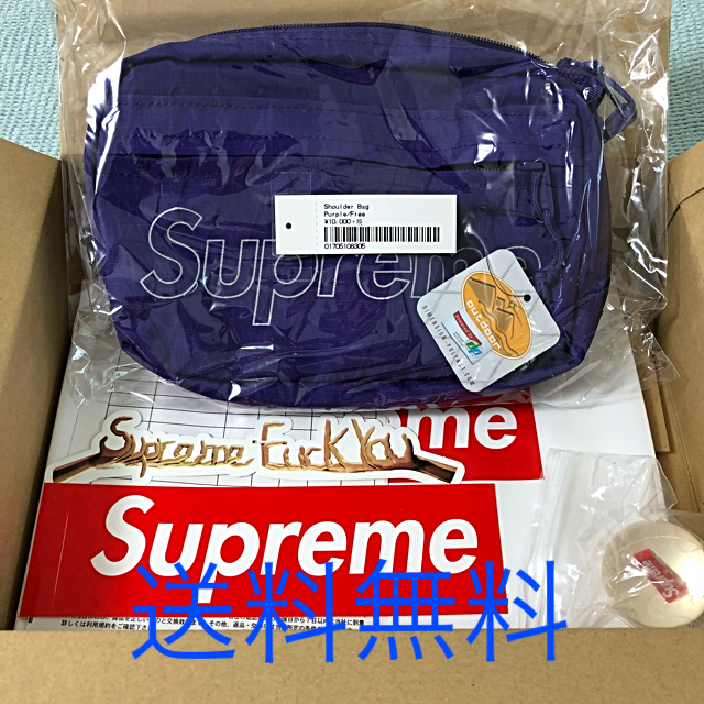 Supreme Shoulder Bag Purple 紫 ショルダー