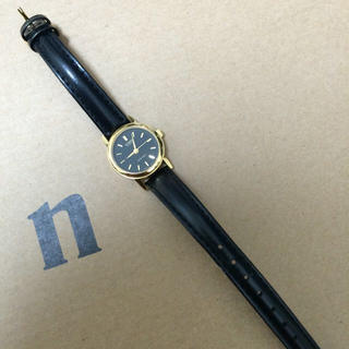 カシオ(CASIO)の美品 CASIOレザーベルト時計(腕時計)