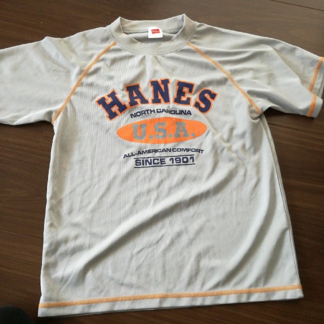 Hanes(ヘインズ)のスポーツウエアーＴシャツ 150男の子用 スポーツ/アウトドアのランニング(ウェア)の商品写真