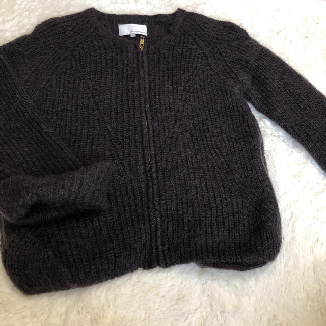 GOUT COMMUN(グーコミューン)のざっくり編み ニットジャケット レディースのトップス(ニット/セーター)の商品写真