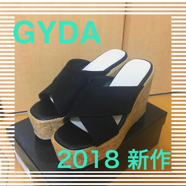 GYDA(ジェイダ)のGYDA 2018年新作 クロスコルクサンダル レディースの靴/シューズ(サンダル)の商品写真