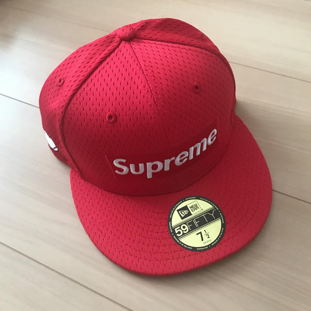 7 1/2 supreme  newera 18ss メッシュ