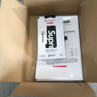 シュプリーム(Supreme)の早い者勝ち！supreme iphone8 ケース ブラック(iPhoneケース)