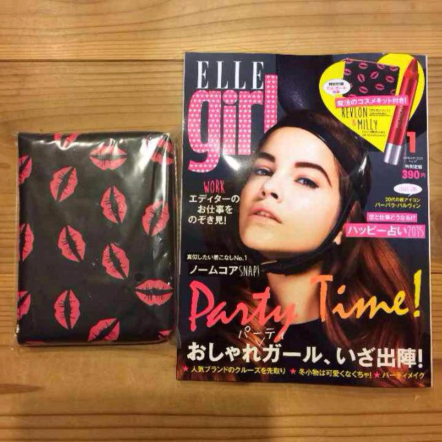 ELLEgirl 1月号 ポーチ 付録 エンタメ/ホビーのエンタメ その他(その他)の商品写真