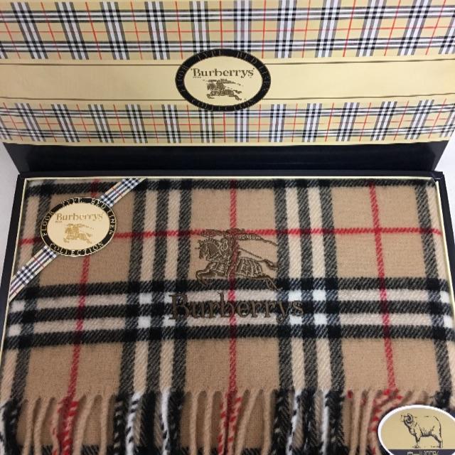 BURBERRY - 未使用新品☆Burberrysバーバリーウールひざ掛け