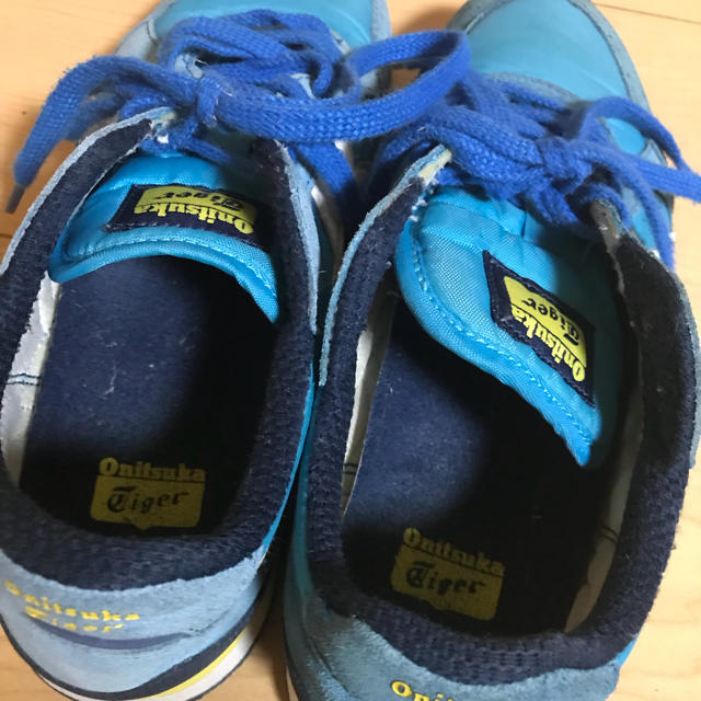 Onitsuka Tiger(オニツカタイガー)の＊OnitsukaTiger オニツカタイガー スニーカー ブルー 23.5cm レディースの靴/シューズ(スニーカー)の商品写真