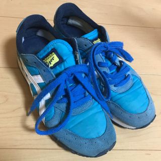 オニツカタイガー(Onitsuka Tiger)の＊OnitsukaTiger オニツカタイガー スニーカー ブルー 23.5cm(スニーカー)