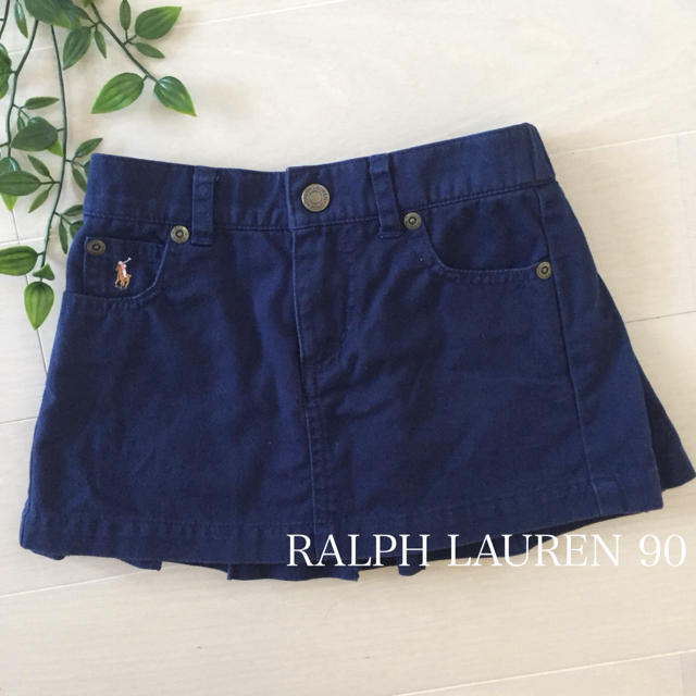 Ralph Lauren(ラルフローレン)の♡RALPH LAUREN♡ラルフローレン スカート 90 紺 ネイビー キッズ/ベビー/マタニティのキッズ服女の子用(90cm~)(スカート)の商品写真