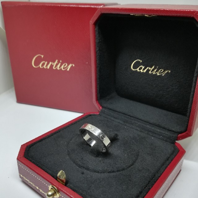 Cartier(カルティエ)のカルテル　Cartier ホワイトゴールド　ラブリング レディースのアクセサリー(リング(指輪))の商品写真