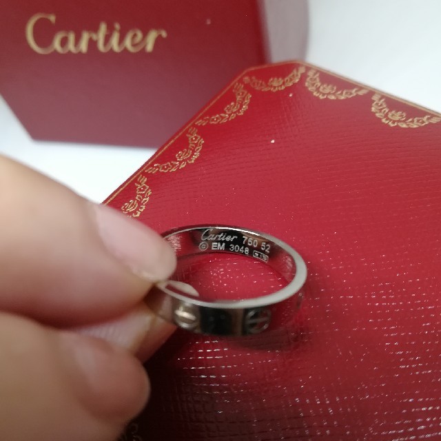 Cartier(カルティエ)のカルテル　Cartier ホワイトゴールド　ラブリング レディースのアクセサリー(リング(指輪))の商品写真