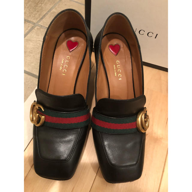 グッチGUCCIローファーヒール-