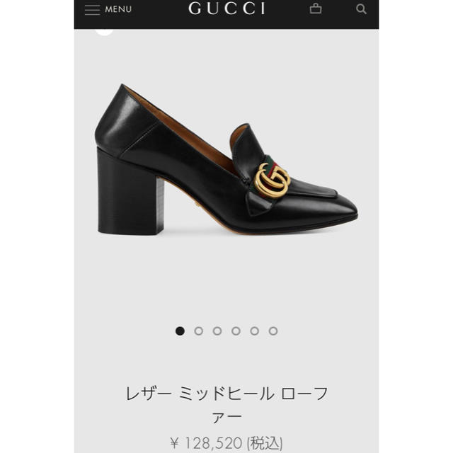 Gucci(グッチ)のGUCCI ミッドヒール ローファー レディースの靴/シューズ(ローファー/革靴)の商品写真