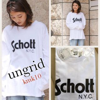 アングリッド(Ungrid)のungridschott別注ロングスリーブTee(Tシャツ(長袖/七分))