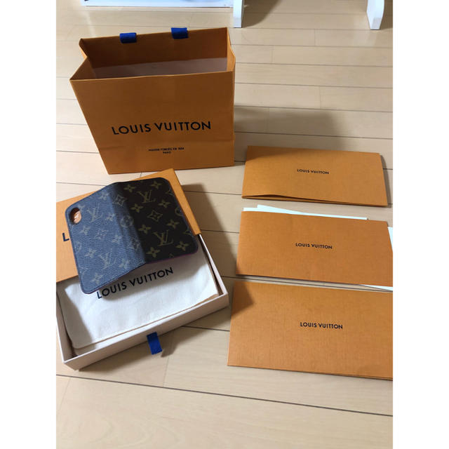 LOUIS VUITTON(ルイヴィトン)の LOUIS VUITTON iPhoneX ケース 手帳 ピンク スマホ/家電/カメラのスマホアクセサリー(iPhoneケース)の商品写真