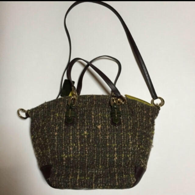COACH - 美品✨コーチ ツイード ショルダーバックの通販 by 新品✨美品