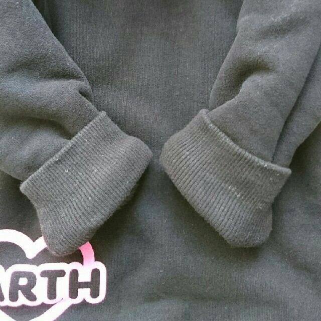 EARTHMAGIC(アースマジック)のあゆー様専用☆くま耳ブルゾン☆100㎝ キッズ/ベビー/マタニティのキッズ服女の子用(90cm~)(ジャケット/上着)の商品写真