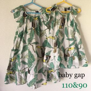 ベビーギャップ(babyGAP)のみおまお様専用♡ 姉妹お揃い ワンピース baby Gap 110 90(ワンピース)