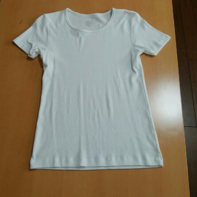 MUJI (無印良品)(ムジルシリョウヒン)の無印良品　オーガニックコットン半袖Tシャツ　M レディースのトップス(カットソー(半袖/袖なし))の商品写真