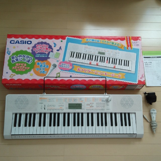 CASIO(カシオ)のカシオ　光ナビゲーションキーボード61鍵盤　LK-118 楽器の鍵盤楽器(電子ピアノ)の商品写真