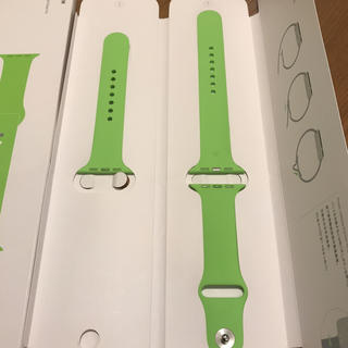 アップルウォッチ(Apple Watch)のApple Watch Sport Band 42mm グリーン(腕時計(デジタル))