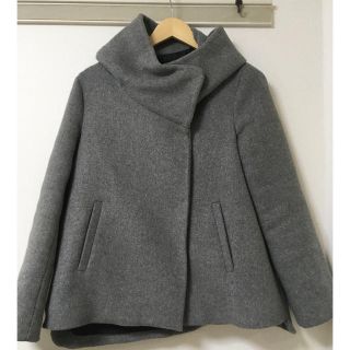 ザラ(ZARA)のZARA グレー コート(ダッフルコート)