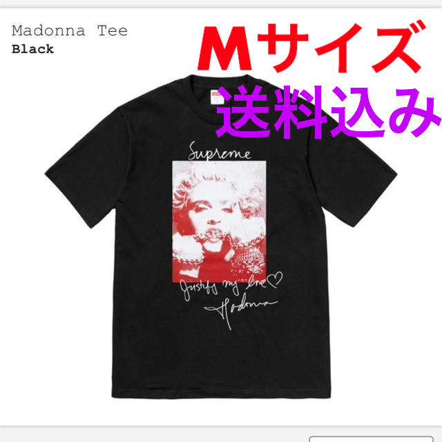 トップスSupreme madonna tee 黒Mサイズ