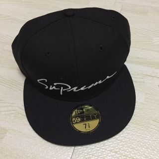 シュプリーム(Supreme)のsupreme ニューエラ 黒(キャップ)